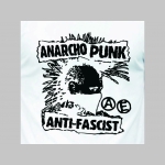 Anarcho Punk - Antifascist pánske tričko, čierne 100%bavlna značka Fruit of Rhe Loom